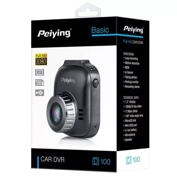 DVR auto D100 PEIYING BASIC - imagine 5