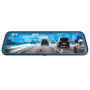 DVR auto si camera fata /spate in oglinda L200 4K Ultra HD Ecran tactil 9.66" PEIYING BASIC PY-DVR032