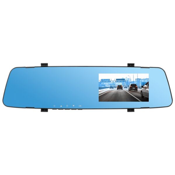 DVR auto si camera fata+spate in oglinda L200 PEIYING BASIC - imagine 4