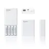 Eneloop Incarcator USB & boster include acumulatori 4x AA(R6) 1900mAh Panasonic K-KJ87MCC40USB - imagine 2