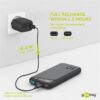 Fast Charge Power Bank acumulator extern 10000mAh USB type C PD QC 3.0 Goobay - imagine 6