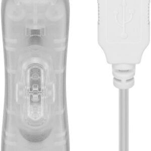Fir 10m 100 micro LED alb cald 2700K 2W 3lm 5V cu cablu USB 3m si intrerupator 60341 Goobay