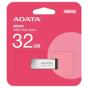Flash drive metalic ADATA UR350 USB3.2 32GB UR350-32G-RSR/BK