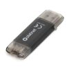 FLASH DRIVE USB 3.0 TYPE C 32GB C-DEPO PLATINET PMFC32B - imagine 2