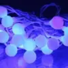 Ghirlanda luminoasa cu sfere albastre 30 LED-uri 4.35m well