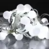 Ghirlanda luminoasa cu sfere albe 30 LED lumina rece WELL - imagine 2