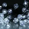 Ghirlanda luminoasa forma de diamant 40 LED-uri albe lumina rece WELL - imagine 3