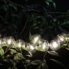 Ghirlanda SOLARA LED 10x 0.5W 12m 3000K IP44 3.7V 1200mAh V-Tac SKU-7804 - imagine 7