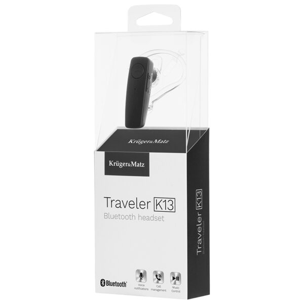Headset casca bluetooth TRAVELER K13 Kruger&Matz KM0601 - imagine 6
