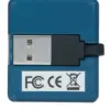 HUB mini USB 2.0 cu 4 porturi albastru 160605 Manhattan - imagine 3