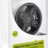 Hub USB 2.0 4 porturi montabil in birou Goobay