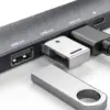 Hub USB multifunctional Delight HDMI + USB Type-C 3.0 + 3x USB-A /1x USB Type-C 5Gbps 100W negru 55064 - imagine 3