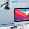 HUB USB Orico M3U3-7A-10-BK cu 7 port-uri USB3.2 gri 1m - imagine 4