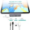 HUB USB type C - 1x HDMI + 1x USB 2.0 + USB type C PD 60W+ 1x Jack 3.5 mm Choetech HUB-M13 - imagine 2
