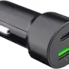 Incarcator 12-24V auto rapid dublu USB si USB type C PD 3A 48W Goobay - imagine 6