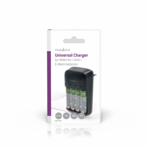 Incarcator acumulatori NiMH AA/AAA/E-Block 9V Nedis