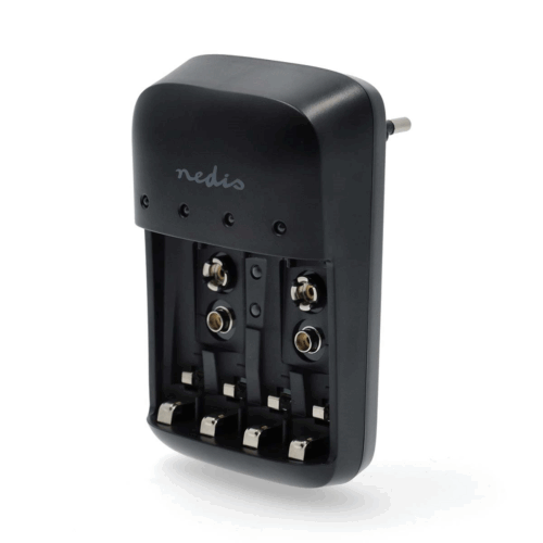 Incarcator acumulatori NiMH AA/AAA/E-Block 9V Nedis