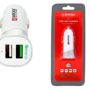 Incarcator auto 12-24V 2x USB Quick Charge 3.0 QC3.0 Skross