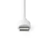 Incarcator auto 12V - Apple Lighting 2.4A certificat MFi alb 1m Nedis - imagine 2
