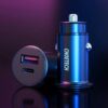 Incarcator auto Choetech TC0006-V2 1x USB type C + 1x USB-A 30W QC 3.0 Power Delivery negru - imagine 3