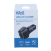 Incarcator auto Well 51W 1x USB type C PD 33W PPS + 1x USB-A QC 18W negru PSUP-USB-CPQ5101BK-WL - imagine 2
