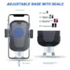 Incarcator auto wireless Slick Well 10W automat - imagine 2