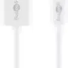 Incarcator dual Apple Lightning USB 2.4A 12W 1m alb Goobay - imagine 4