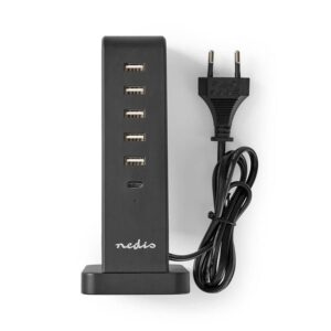 Adaptor de retea - QC3.0 USB + USB Type C PD 20W cu incarcare rapida alb Delight 55047WH