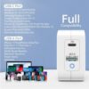 Incarcator retea 1x USB TYPE C PD 65W QC 3.0 1x USB-A alb Choetech PD8002 - imagine 5