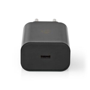 Incarcator retea 3A 1-iesire USB type C PD 18W negru Nedis