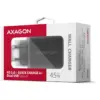 Incarcator retea AXAGON ACU-PQ45 1x QC4 USB-A 20W + 1x USB-C 45W PD3.0 QC4 Negru - imagine 2