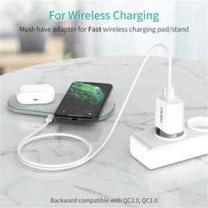 Incarcator retea Choetech 1x USB A QC 3.0 18W alb Q5003-EU-WH