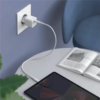 Incarcator retea Choetech 1x USB TYPE C PD 20W alb PD5010-EU-WH - imagine 5