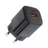 Incarcator retea Choetech PD5006-EU-BK 33W 1x USB TYPE C 1x USB-A - imagine 2