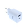 Incarcator retea USB Well GaN USB TYPE C PD30W + USB-A 30W PPS 33W alb - imagine 2