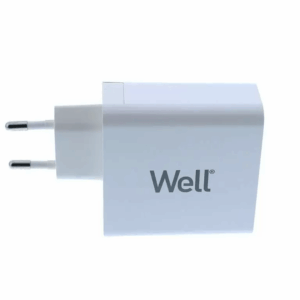 Incarcator retea Well 1x USB-A QC3.0 2x USB type C PD 65W PPS