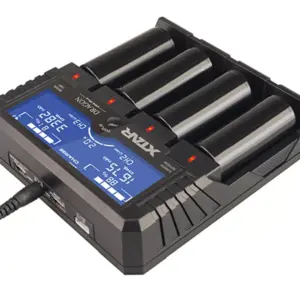 Incarcator universal 4x Li-ion/Ni-MH LCD VP4 PLUS XTAR