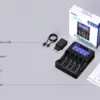 Incarcator Universal Smart XTAR VX4 Visible Mixer 1.2V 1.5V 3.2V 3.6V 3.7V - imagine 5