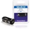Incarcator USB pentru auto masina 12V 1x USB 2.1A negru Valueline - imagine 3