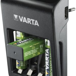 Incarcator Varta 57687 AA/AAA 9V NiMH port USB +4 acumulatori AA 2100 mAh