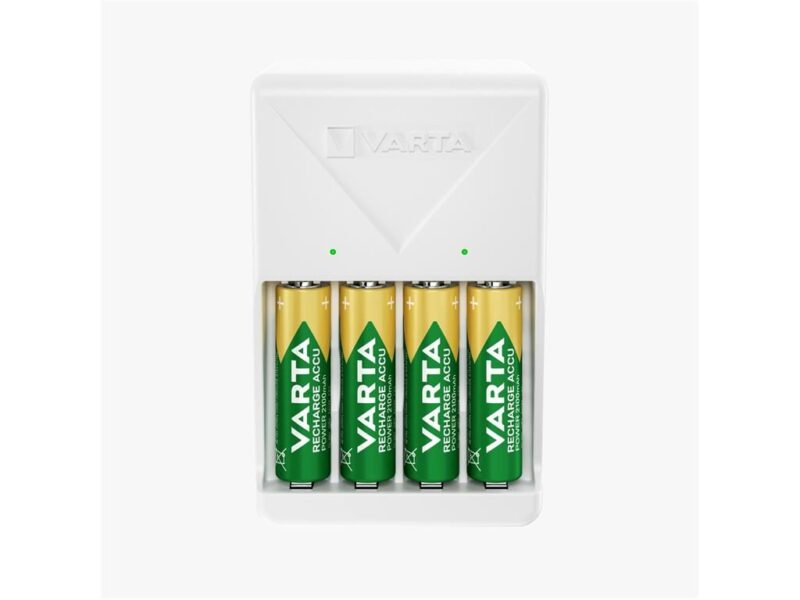 Incarcator Varta Plug Charger 57657 2 4x AA/AAA NiMH + 4 acumulatori AA 2100mAh