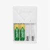 Incarcator Varta Plug Charger 57657 2 4x AA/AAA NiMH + 4 acumulatori AA 2100mAh - imagine 3