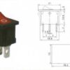 Intrerupator 4 poli 1 buton rosu ON-OFF 250V 6A 250V cu retinere - imagine 2