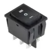 Intrerupator 6 poli 3 pozitii bistabil fara retinere ON-OFF-ON 250V 15A 21.7x28.5mm PRK0101 - imagine 2
