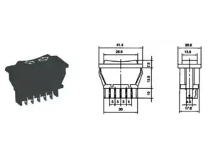 Intrerupator deschidere geam ASW-01
