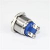 Intrerupator OFF-(ON) fara retinere plat 2A 250V conectare surub argintiu - imagine 2