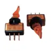 Intrerupator ON-OFF 12V 20A ASW-14D rosu cu retinere - imagine 2