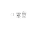 Intrerupator ON-OFF RS101 albastru 3A 230V 1 contact cu retinere - imagine 2