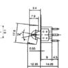 Intrerupator ROCKER SP3T 3 pozitii ON-OFF-ON cu retinere 3A 250VAC 20mOhm NINIGI RSL-103A1 - imagine 3