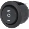 Intrerupator ROCKER SP3T (ON)-OFF-(ON) 10A 250VAC Pozitii 3 fara retinere 50mOhm SCI R13-112I-BB-7D